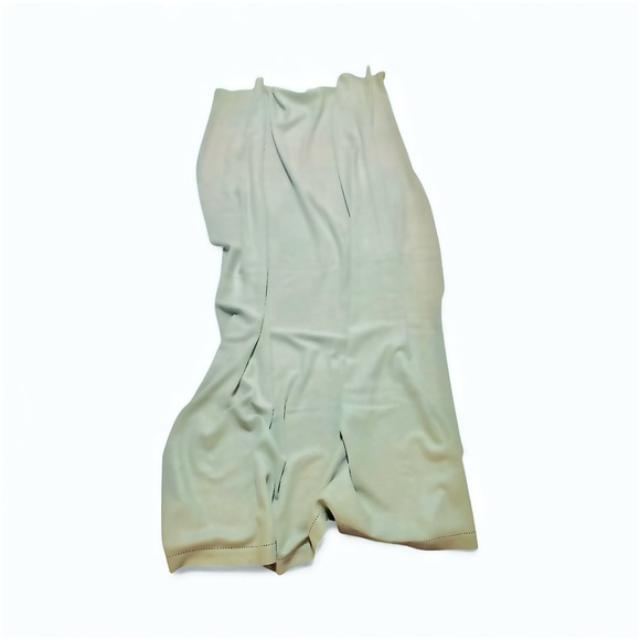 Handwoven Three Weavers Houston Sage Green 100% Virgin Wool Blanket 5’x7’ (2) - Picture 3 of 6